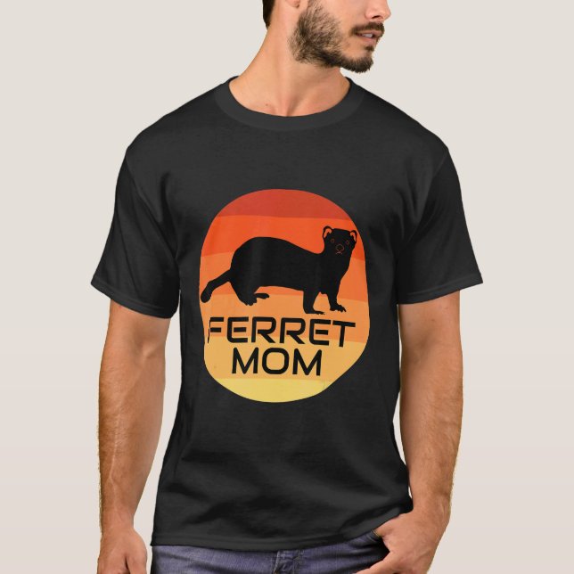 Camiseta Ferret Mom (Anverso)