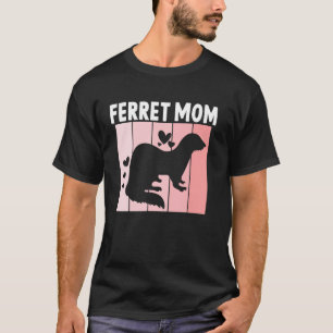 Camiseta Ferret Mom Ferret Mama para los amantes de la libe