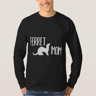 Camiseta Ferret Mom Por La Ferret Lady Mujeres Y Chicas