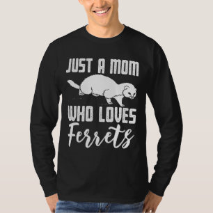 Camiseta Ferret Mom Tees For Ferret