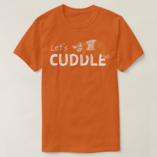 Camiseta Ferret Otter Sleep Shirdle Cuddle (Diseño del anverso)