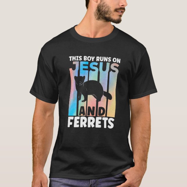 Camiseta Ferret Outfit for Ferret Lover Apparel for Boys Pr (Anverso)
