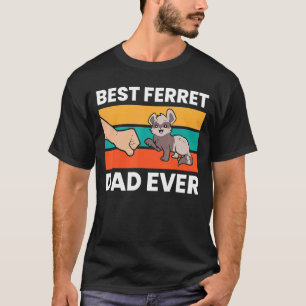 Camiseta Ferret Papa Mejor Ferret Dad Ferret Animal Ferret