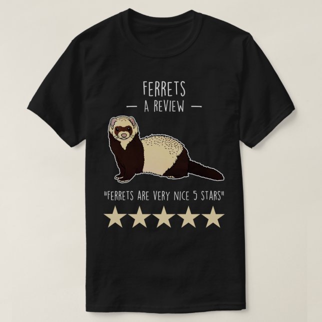 Camiseta Ferret Review (Diseño del anverso)