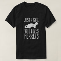 Ferret Sólo Un Chica Que Ama Los Ferrets Cute Vint