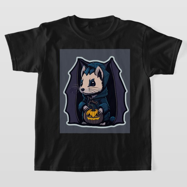 Camiseta Ferret Spooky Bat (Distribución)