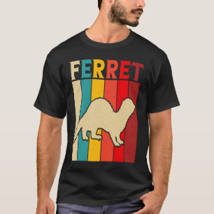 Camiseta Ferret Vintage para Ferret y Dueños