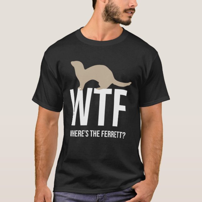 Camiseta Ferret   Where Is The Ferret (Anverso)