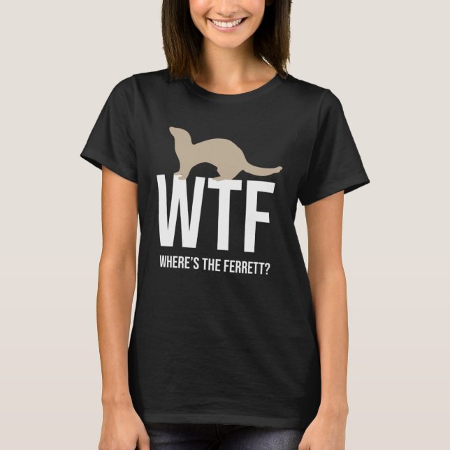 Camiseta Ferret   Where Is The Ferret (Anverso)