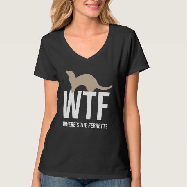 Camiseta Ferret   Where Is The Ferret (Anverso)