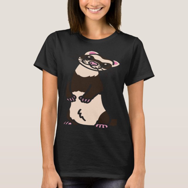 Camiseta Ferret Whisperer European Polecat Wildlife Animal  (Anverso)