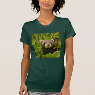 Camiseta Ferrete marrón en la hierba