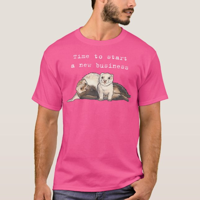 Camiseta Ferrets - Serie animal (Anverso)