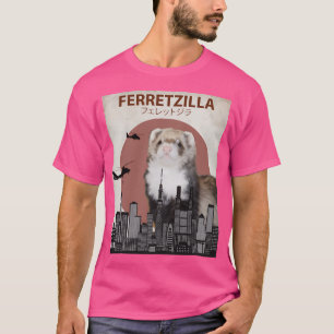 Camiseta Ferretzilla - Funny Ferret Monster