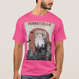 Camiseta Ferretzilla - Funny Ferret Monster