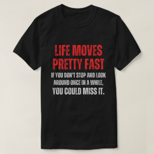 Camiseta Ferris Bueller Día de vida se mueve Bonito rápido