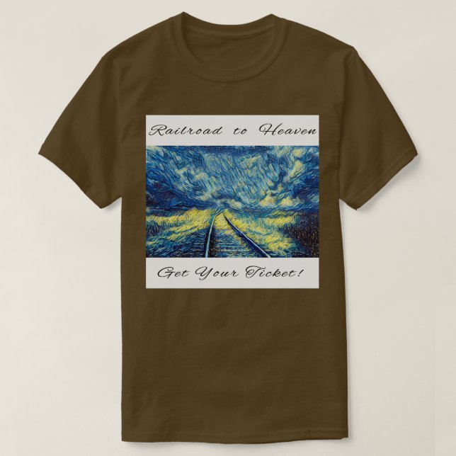 Camiseta Ferrocarril al cielo (Diseño del anverso)