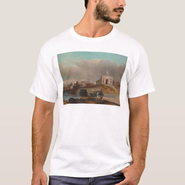 Camiseta Ferrocarril de Aspinwall California (1160) (Anverso)