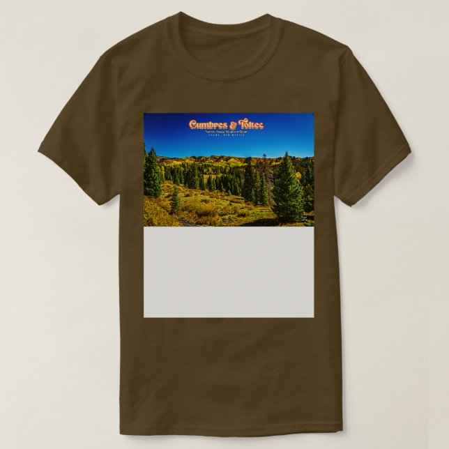 Camiseta Ferrocarril de barrido estrecho de Toltec (Diseño del anverso)