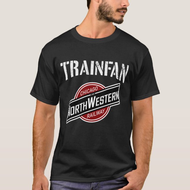 Camiseta Ferrocarril de Chicago y Noroeste (Anverso)