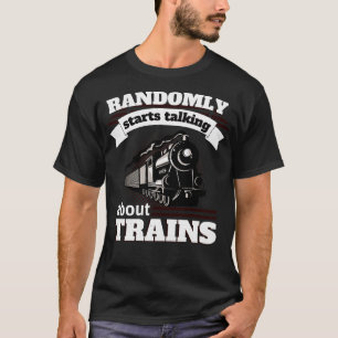 Camiseta Ferrocarril de conductores de motor de vapor