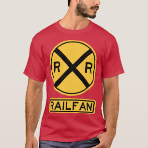 Camiseta Ferrocarril de cruce de Rótulo Ferroviario