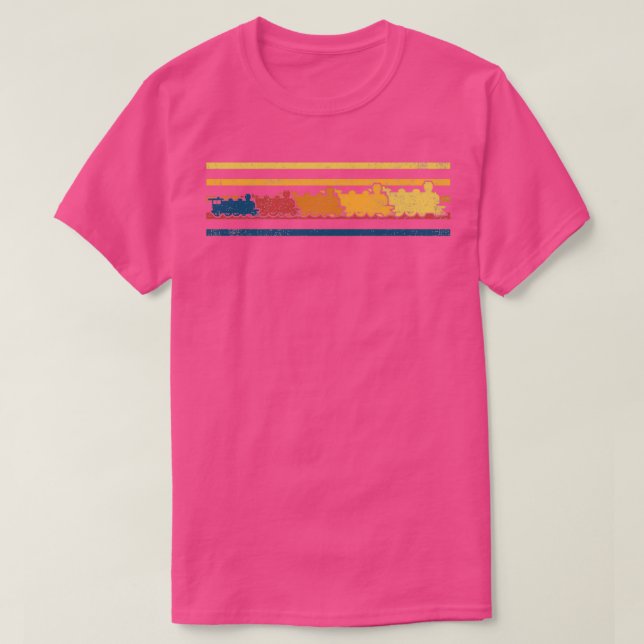 Camiseta Ferrocarril de la locomotora del tren 1 (Diseño del anverso)