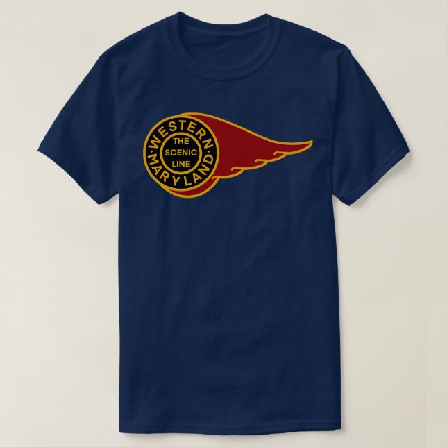 Camiseta Ferrocarril de Maryland Occidental (Diseño del anverso)
