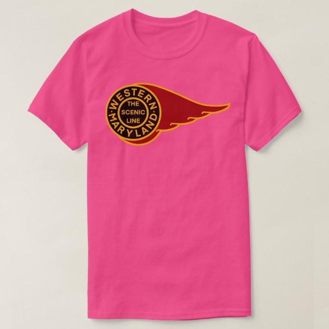 Camiseta Ferrocarril de Maryland Occidental TShirt (Diseño del anverso)