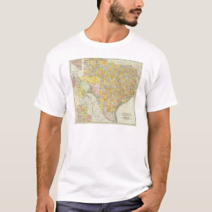 Camiseta Ferrocarril de McNally del rand y mapa del condado