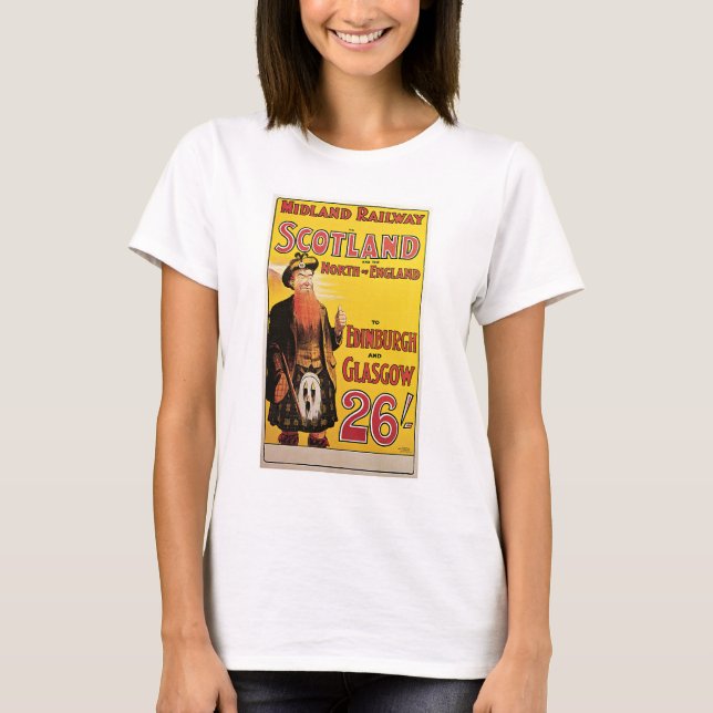 Camiseta Ferrocarril de Midland a Escocia (Anverso)