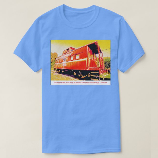 Camiseta Ferrocarril de montaña de Caboose Catskill (Diseño del anverso)