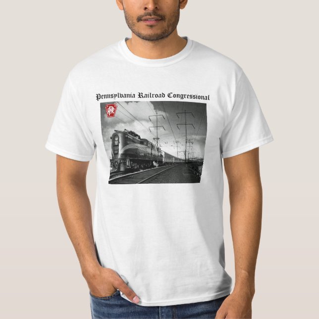 Camiseta Ferrocarril de Pennsylvania del congreso (Anverso)