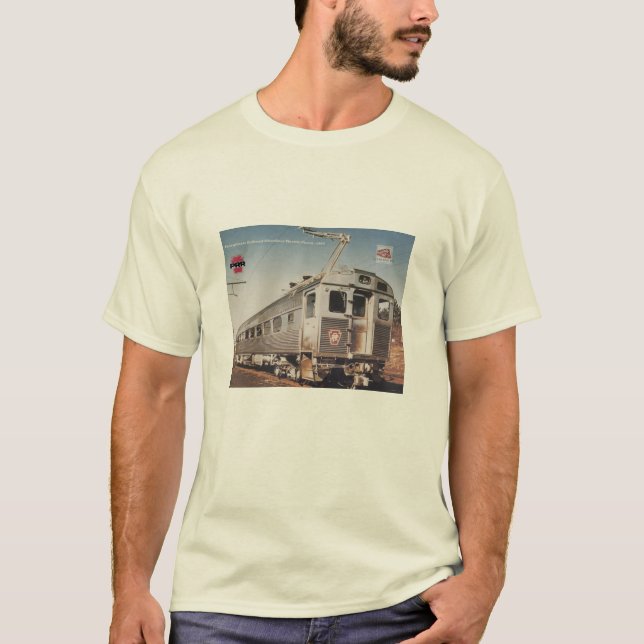 Camiseta Ferrocarril de Pennsylvania Silverliner Electric C (Anverso)