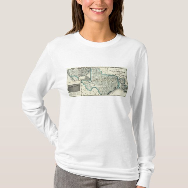 Camiseta Ferrocarril de Tejas el Pacífico (Anverso)