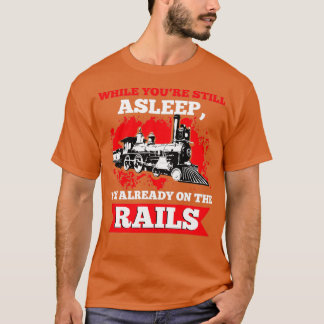 Camiseta Ferrocarril de Tren Trainspotting Engineer Rail 1