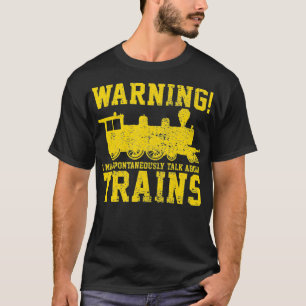 Camiseta Ferrocarril de trenes de vapor
