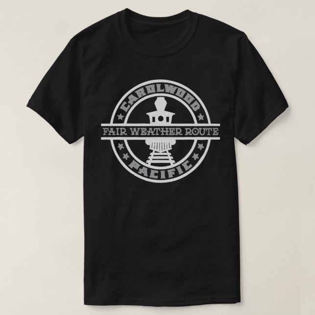 Camiseta Ferrocarril del Pacífico Carolwood (Diseño del anverso)