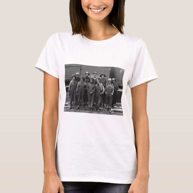 Camiseta Ferrocarril del Pacífico de la unión de 1918 (Anverso)