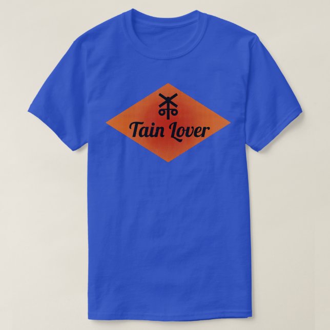 Camiseta Ferrocarril del tren de cruce de trenes Lover (Diseño del anverso)