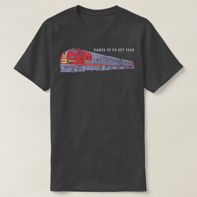 Camiseta Ferrocarril del tren de la locomotora del cuerpo d (Diseño del anverso)