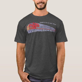 Camiseta Ferrocarril del tren de la locomotora del cuerpo d