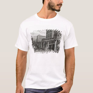 Camiseta Ferrocarril elevado en la calle de Greenwich,