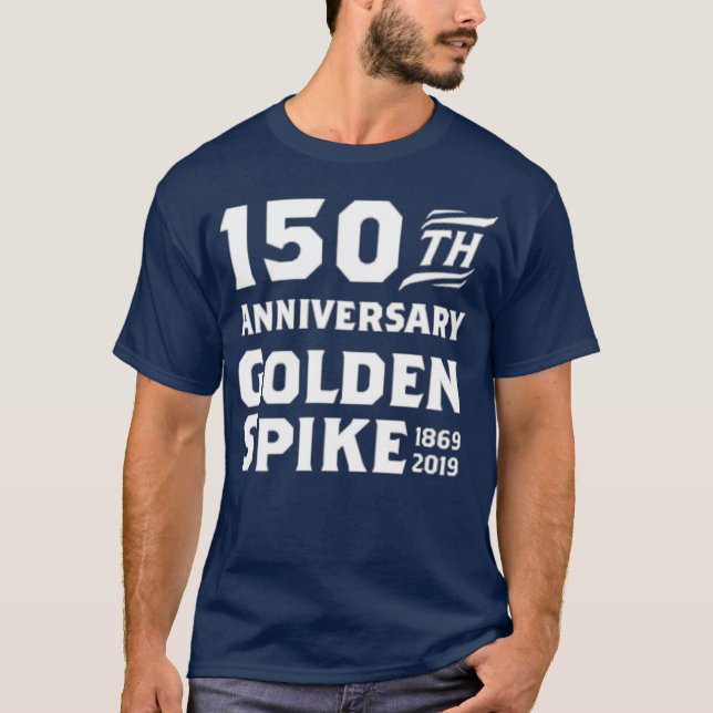 Camiseta Ferrocarril Golden Spike de 150 años (Anverso)