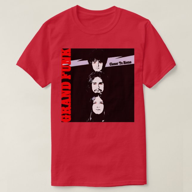 Camiseta Ferrocarril Grand Funk más cerca de casa (Diseño del anverso)