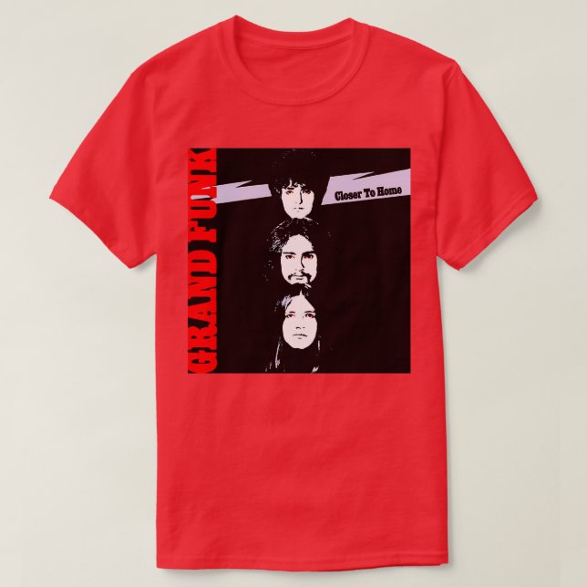 Camiseta Ferrocarril Grand Funk más cerca de la casa 2 (Diseño del anverso)