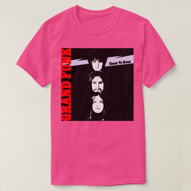 Camiseta Ferrocarril Grand Funk Más Cerca Del Pegatina De C (Diseño del anverso)