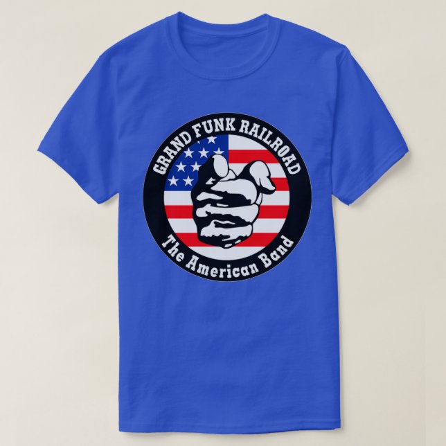 Camiseta Ferrocarril Grand Funk Wex27re Una Banda Americana (Diseño del anverso)