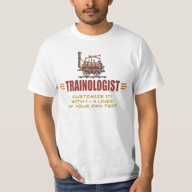 Camiseta Ferrocarril humorístico (Anverso)