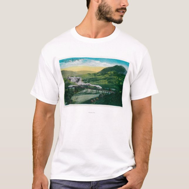 Camiseta Ferrocarril limitado cerca de la curva de (Anverso)